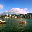 Victoria Harbour (Hong Kong) Sunset Panorama